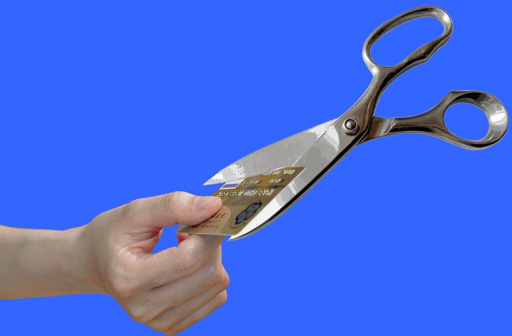 Credit Card Scissors Debt  - Tumisu / Pixabay